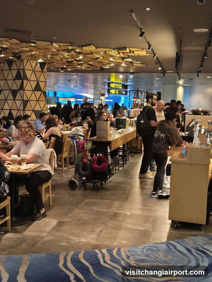 Airport Cafeteria Interior