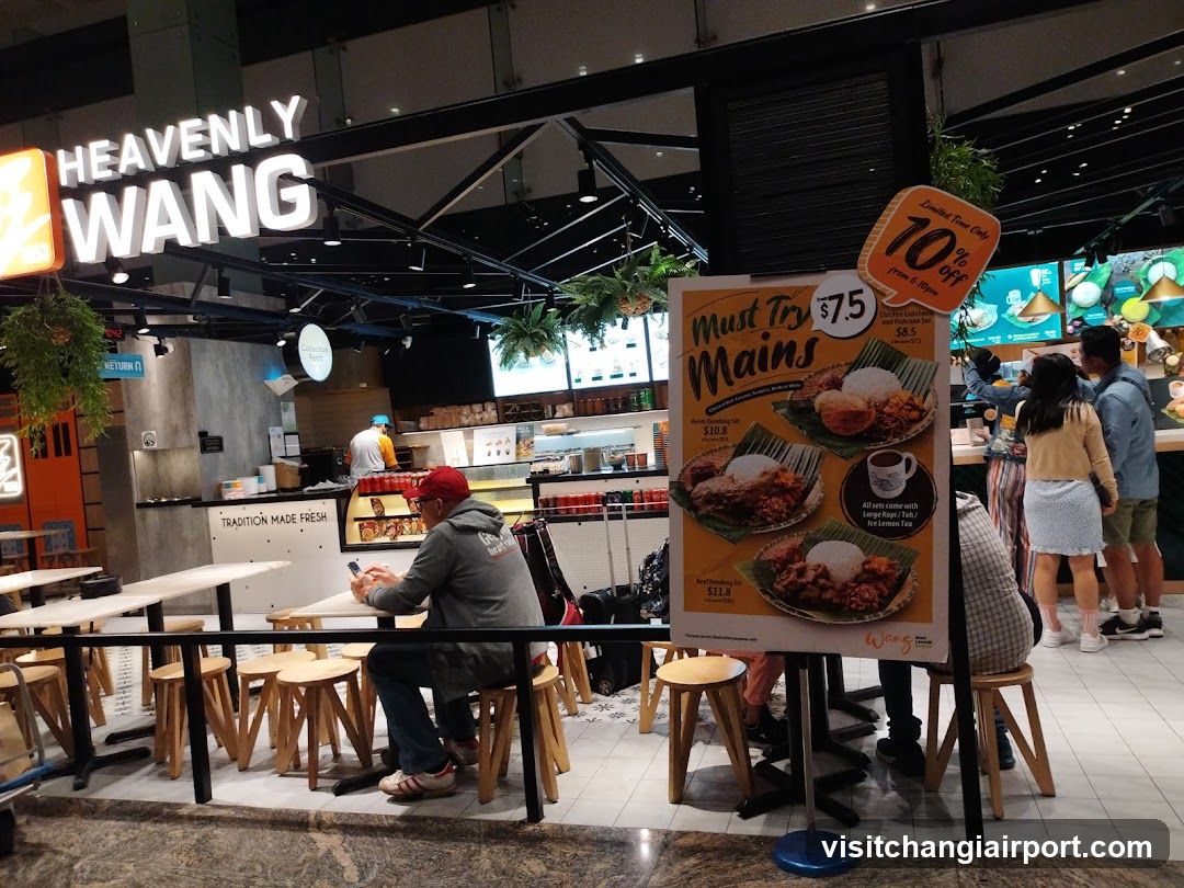 Heavenly Wang Food Court Scene