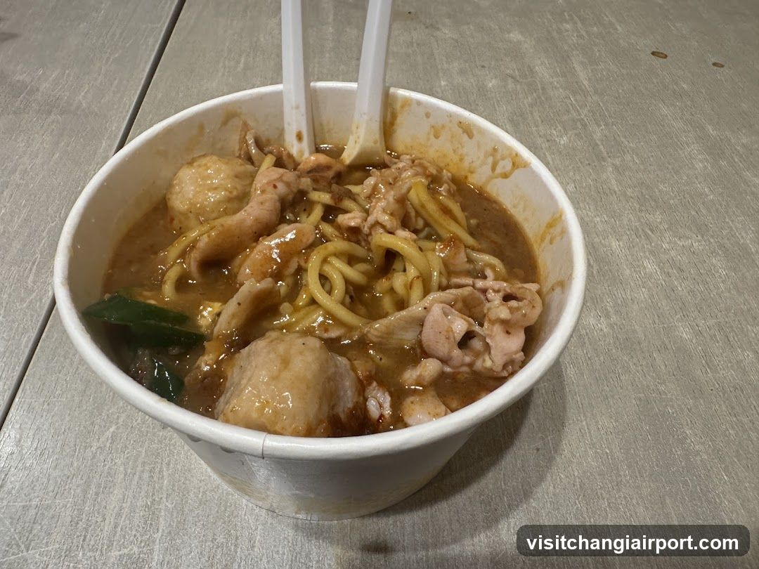 Noodle Bowl with Chopsticks