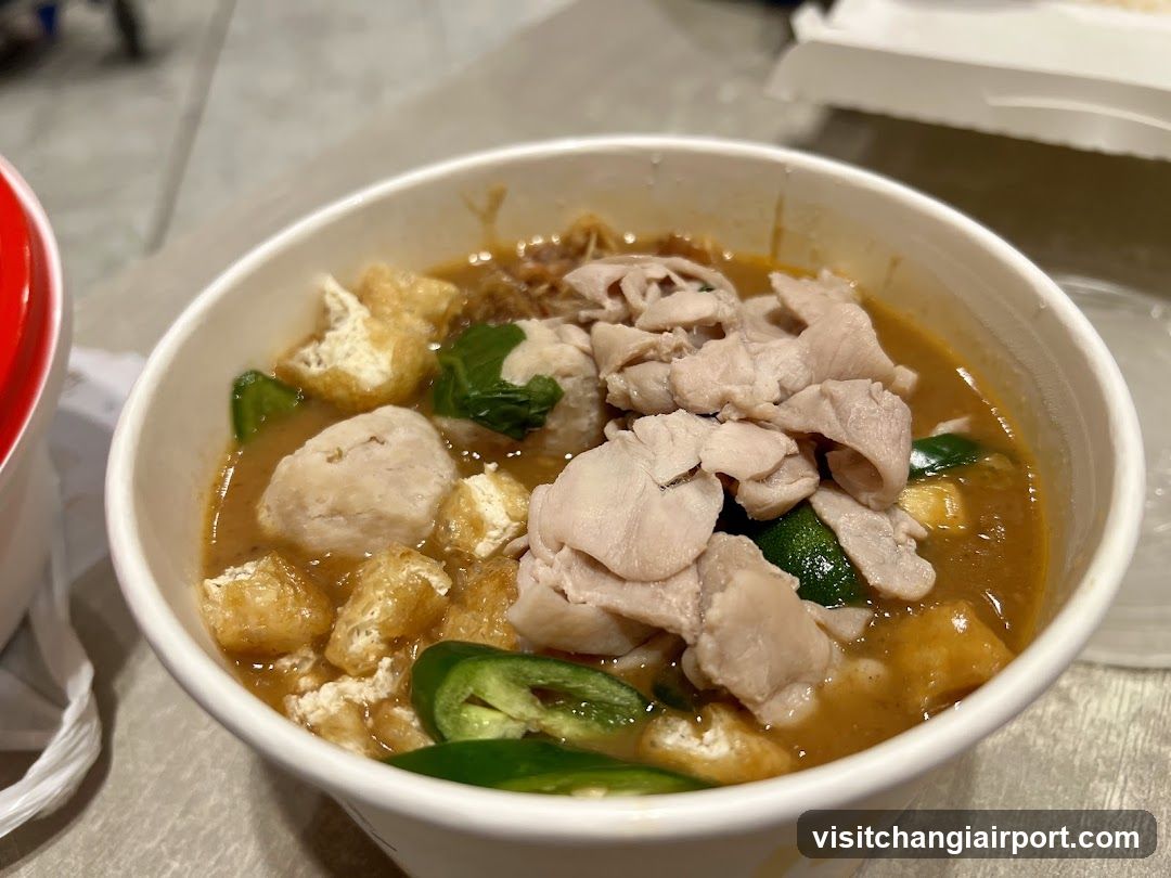 Bowl of Curry with Meat and Vegetables