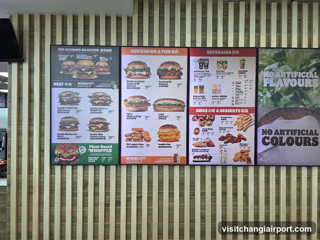 Fast Food Menu Board