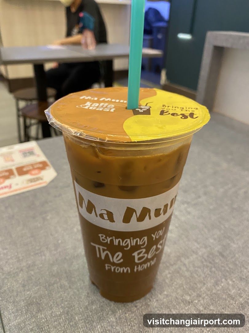 Iced Coffee Drink at Ma Mu Cafe