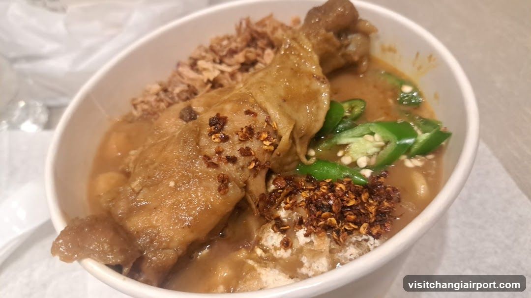 Chicken Curry Bowl with Chili Flakes