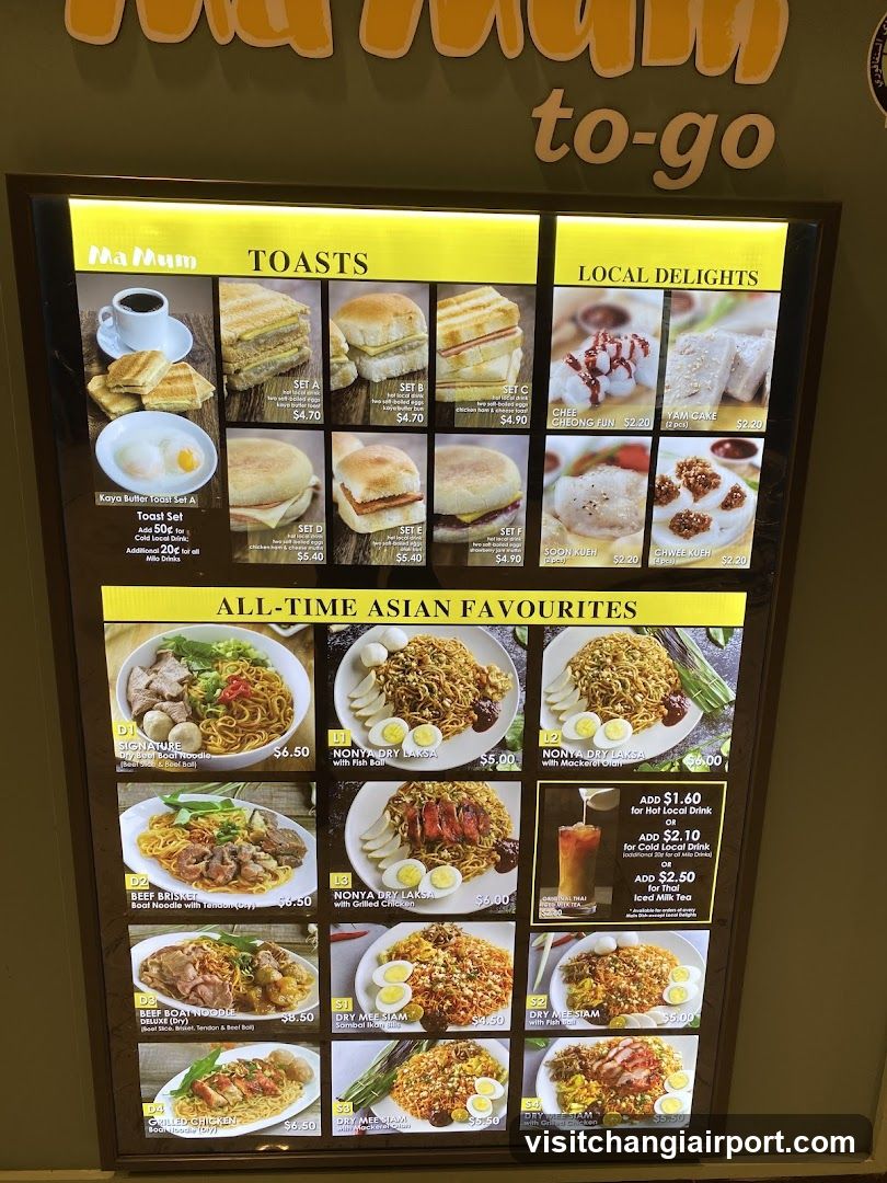 Ma Mum Menu Board