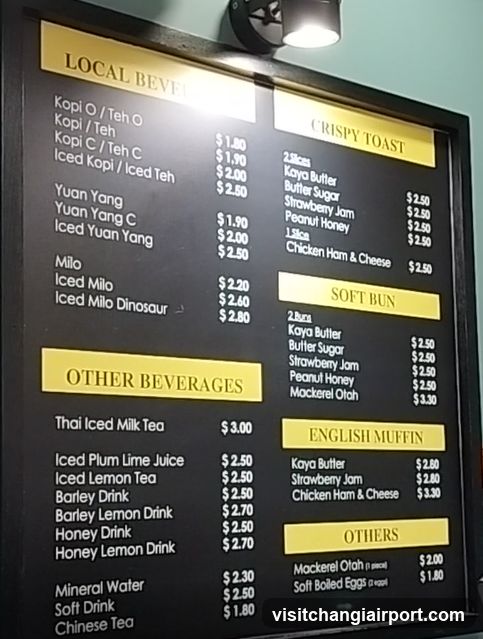 Local Beverage & Toast Menu Board