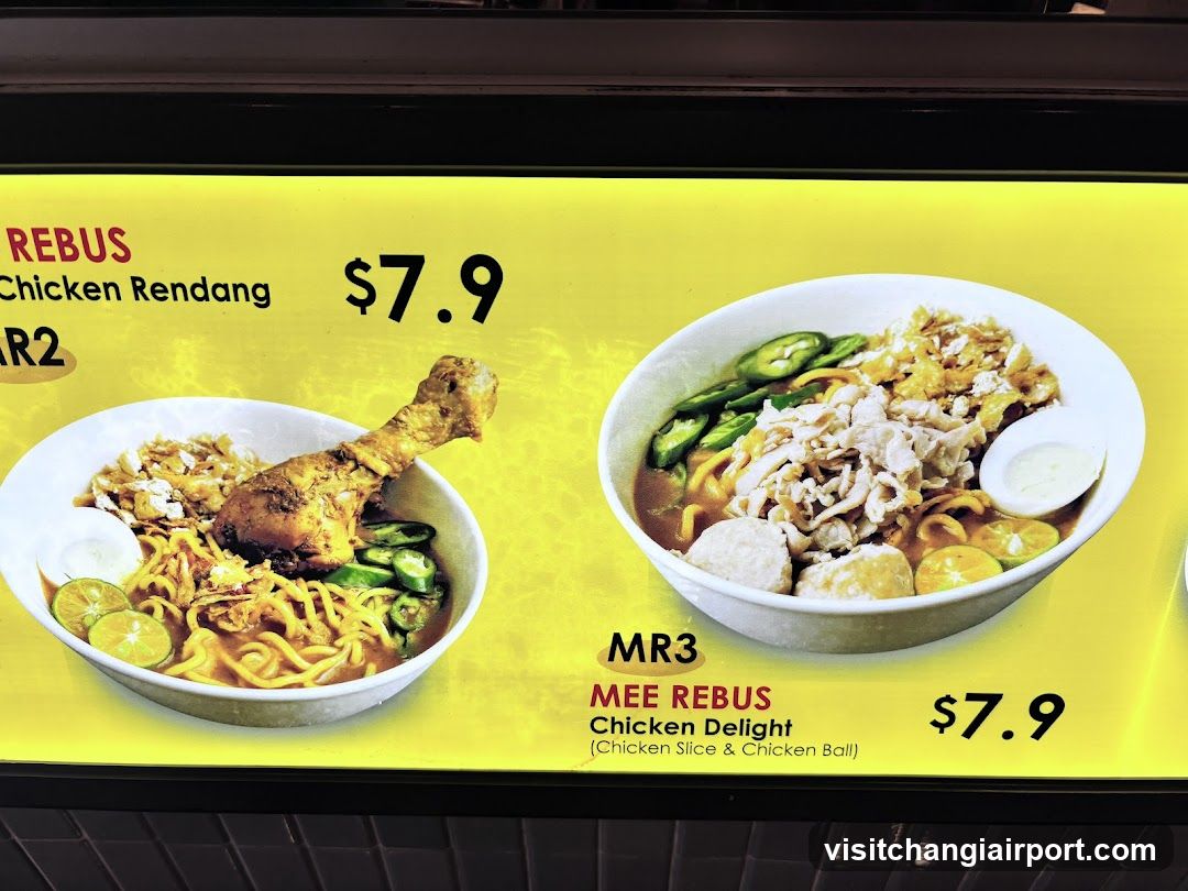 Noodle Dish Menu Board