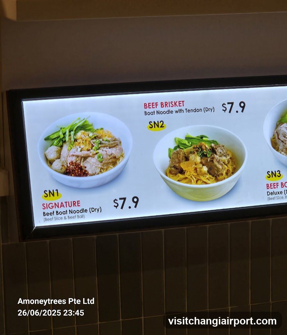 Noodle Menu Display