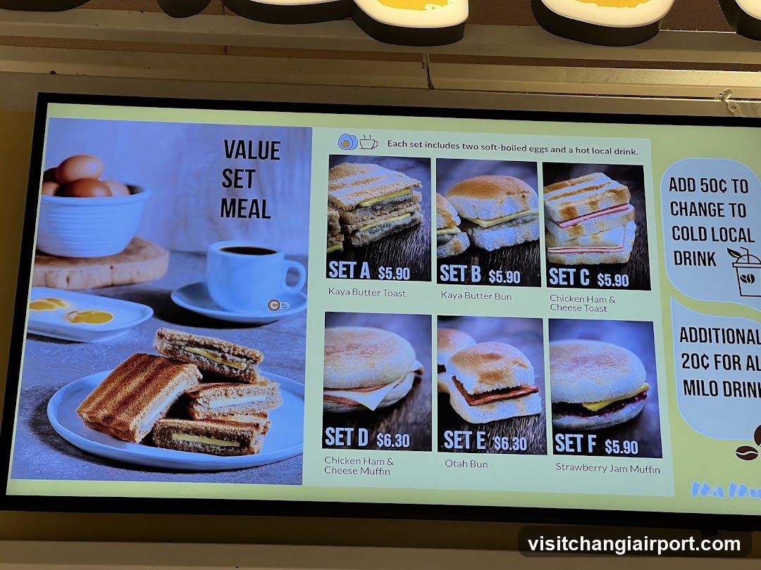 Breakfast Value Set Menu Display