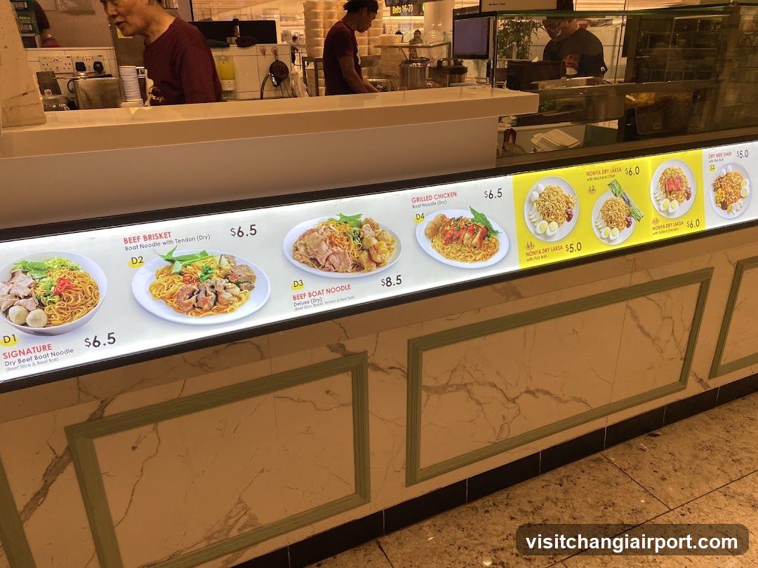 Noodle Menu Display