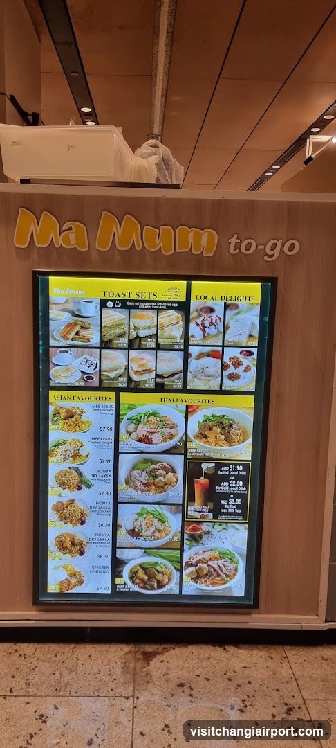 Ma Mum to-go Menu Board
