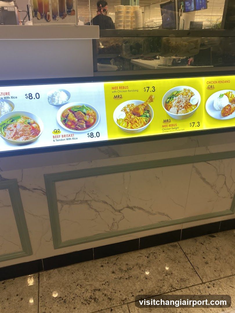 Food Menu Display Board