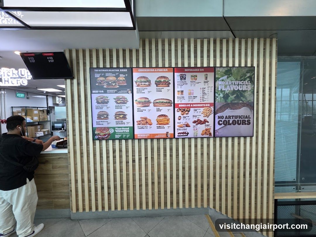 Fast Food Restaurant Interior View