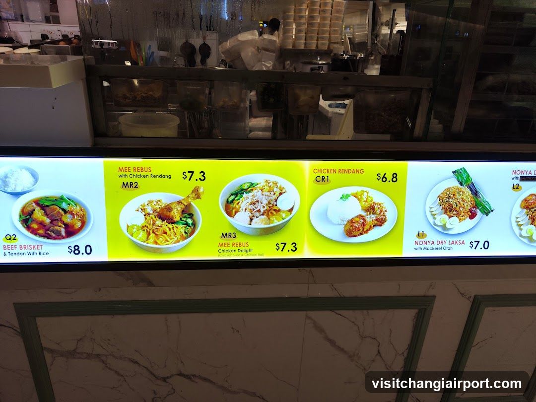 Food Menu Display Board
