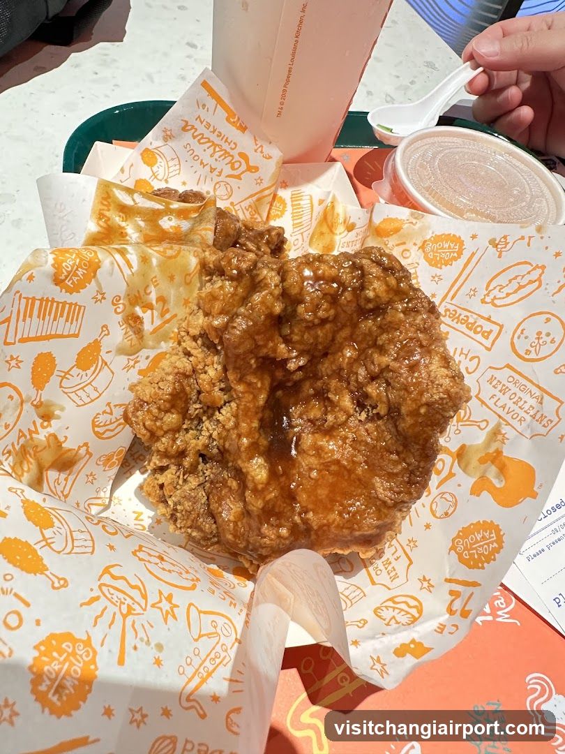 Fried Chicken with Sauce