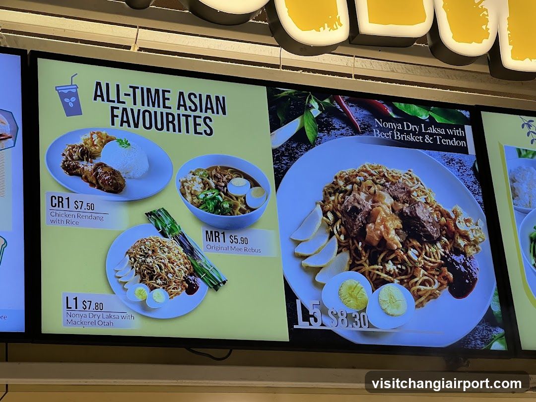 All-Time Asian Favourites Menu Board