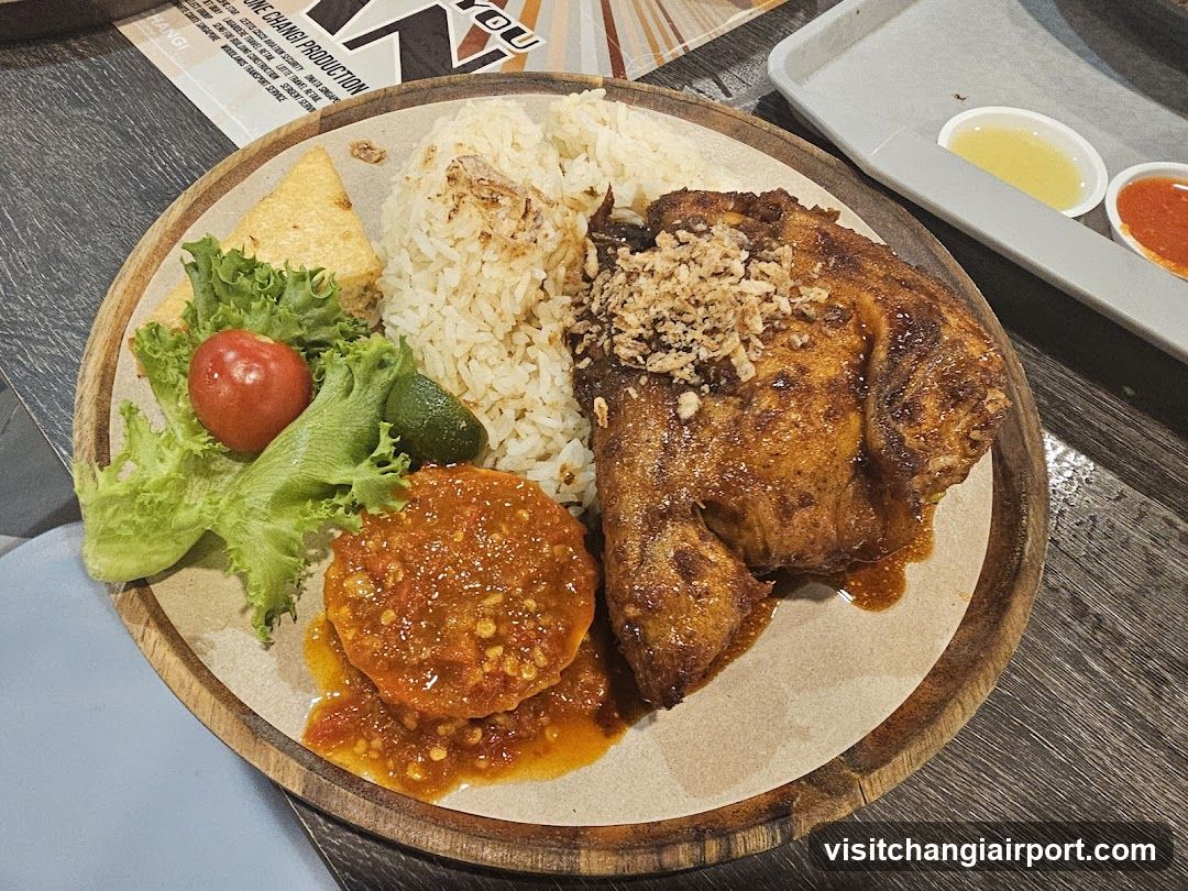 Chicken Rice Plate with Curry