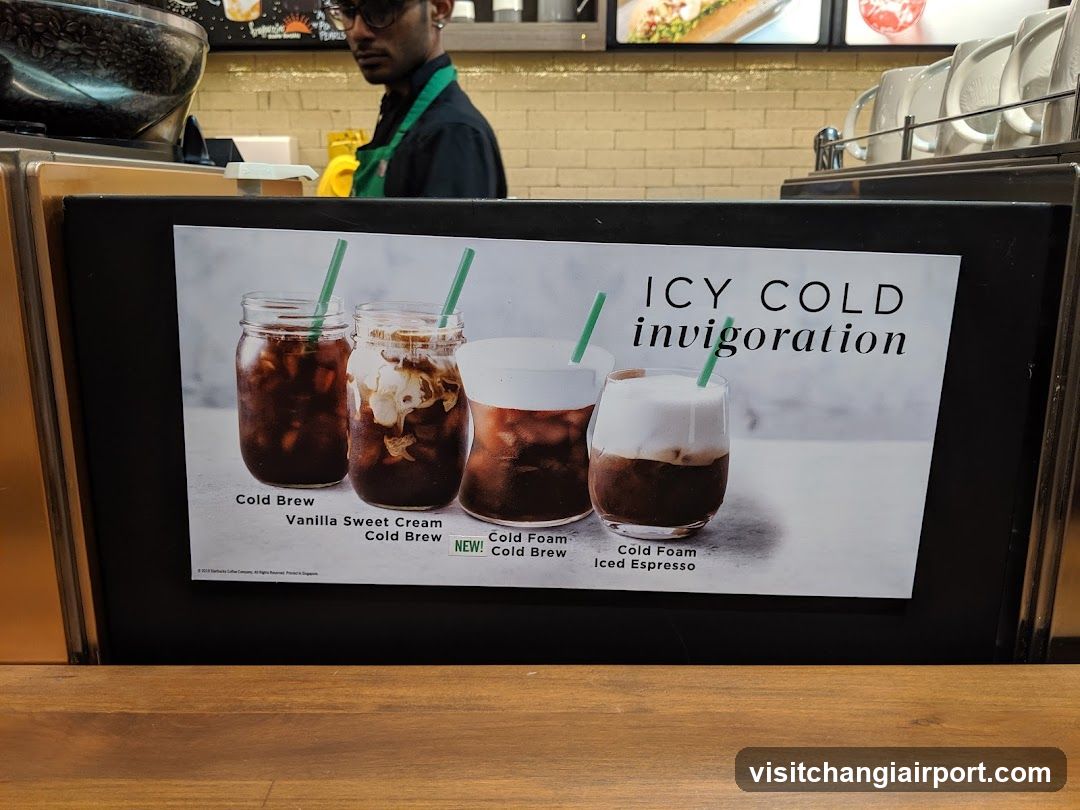 Icy Cold Invigoration Menu Display