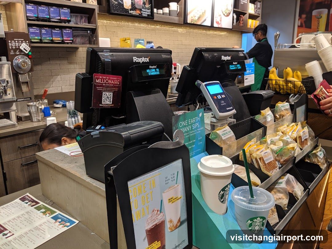 Starbucks Interior Counter View