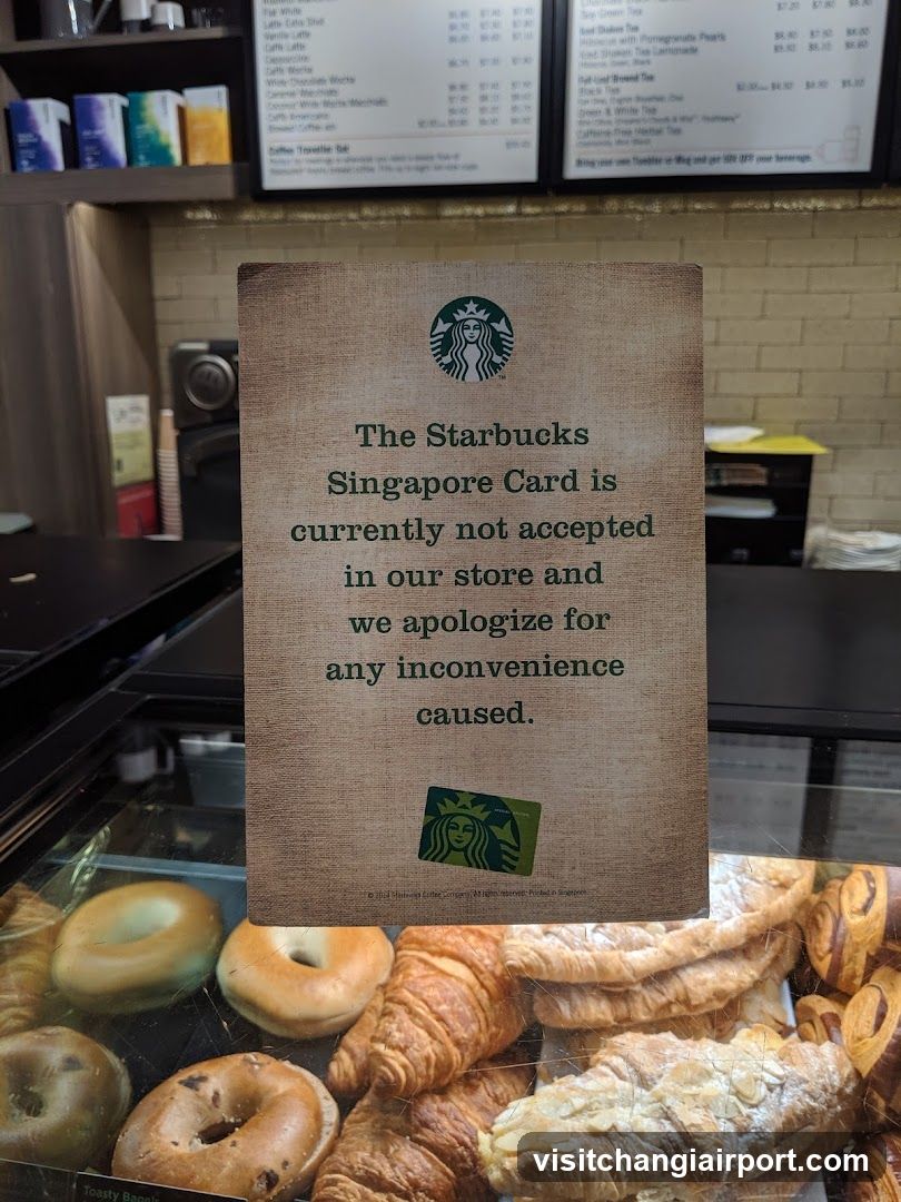 Starbucks Singapore Card Notice