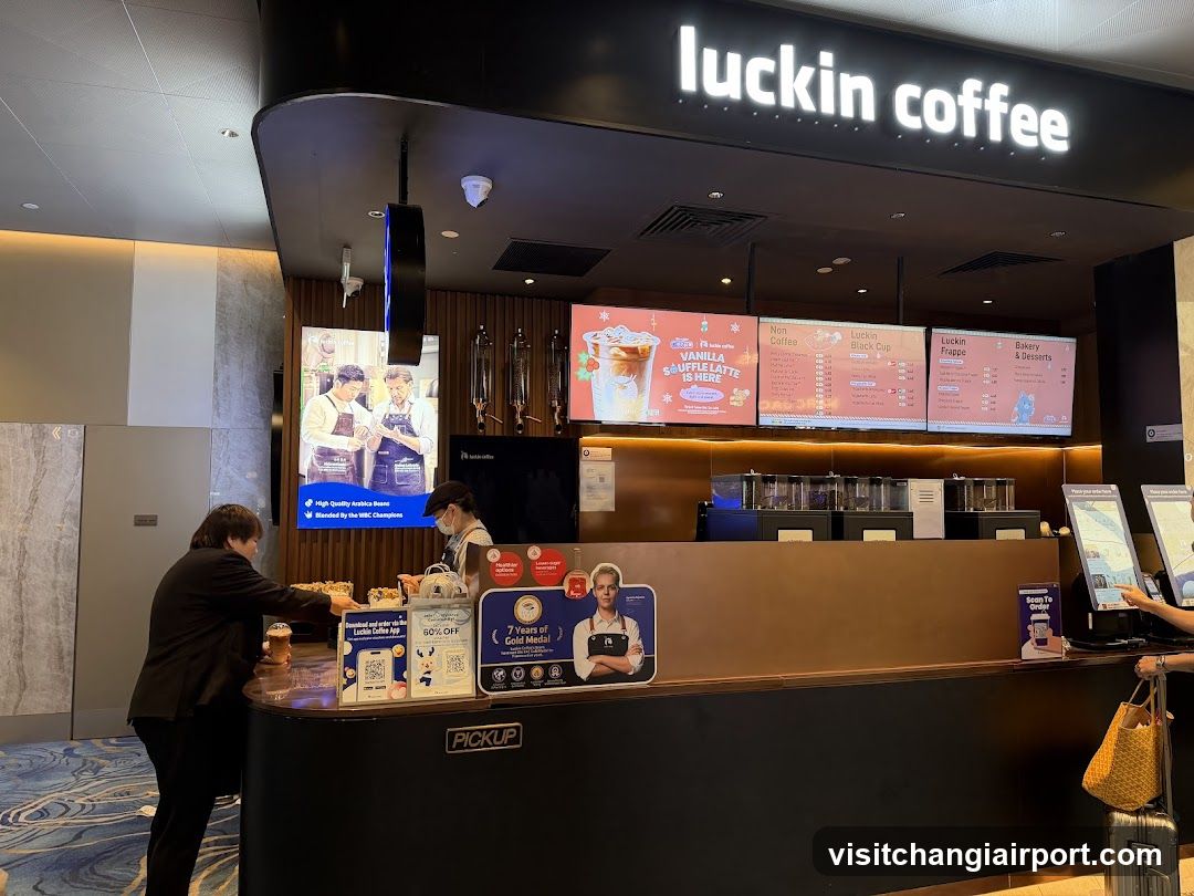 Luckin Coffee Counter Interior