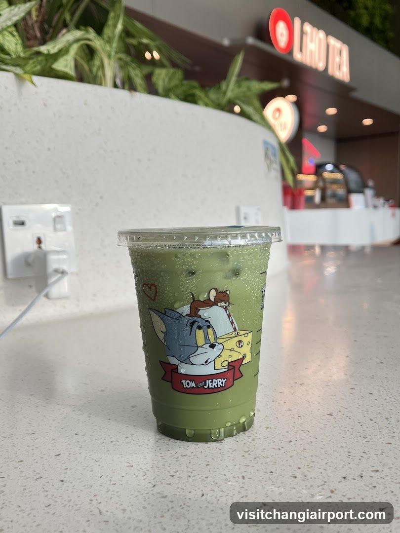Tom and Jerry Matcha Drink