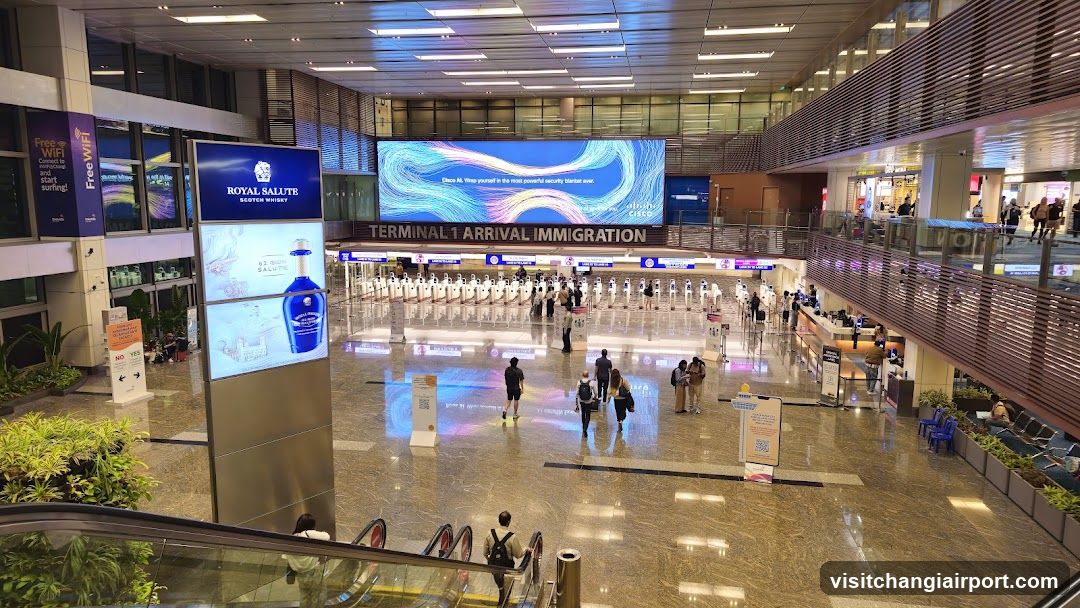Terminal 1 Arrival Immigration Area