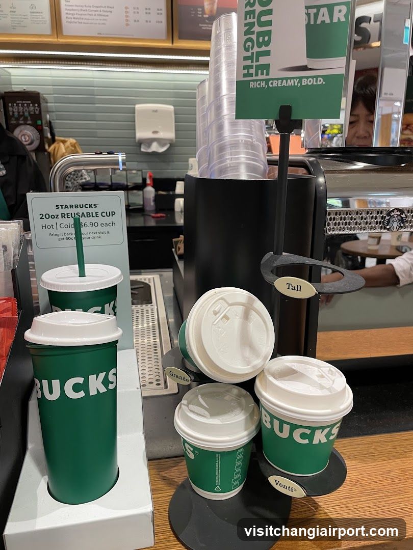 Starbucks Reusable Cup Display