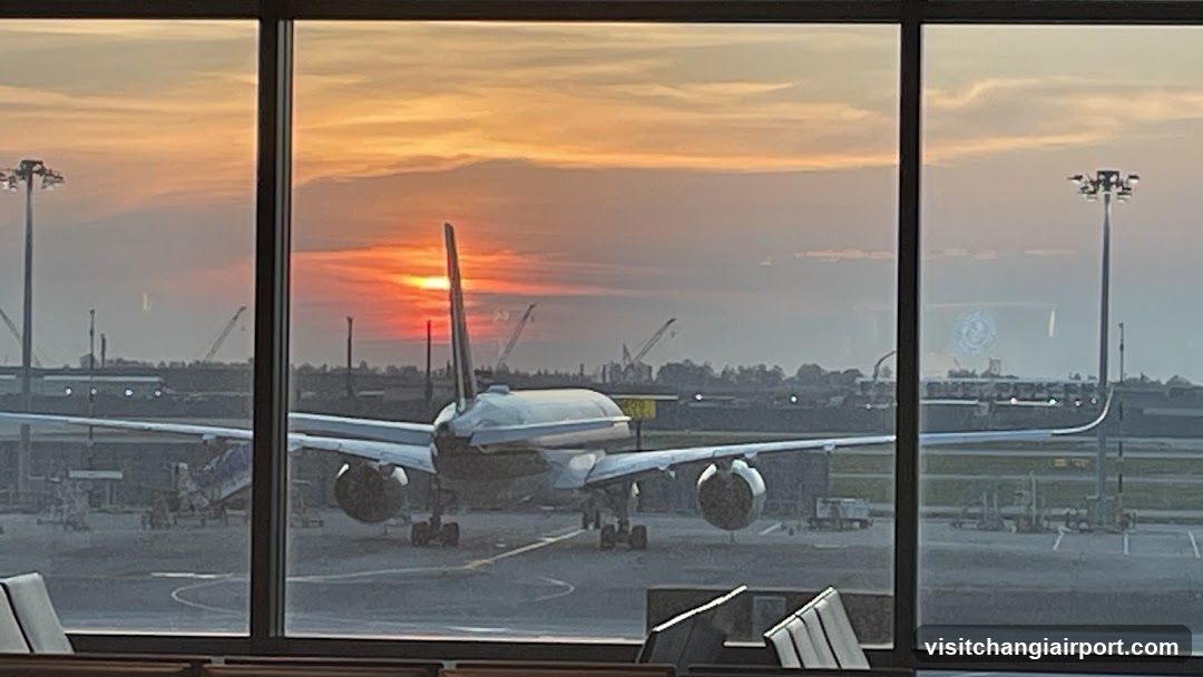 Sunset at the Airport
