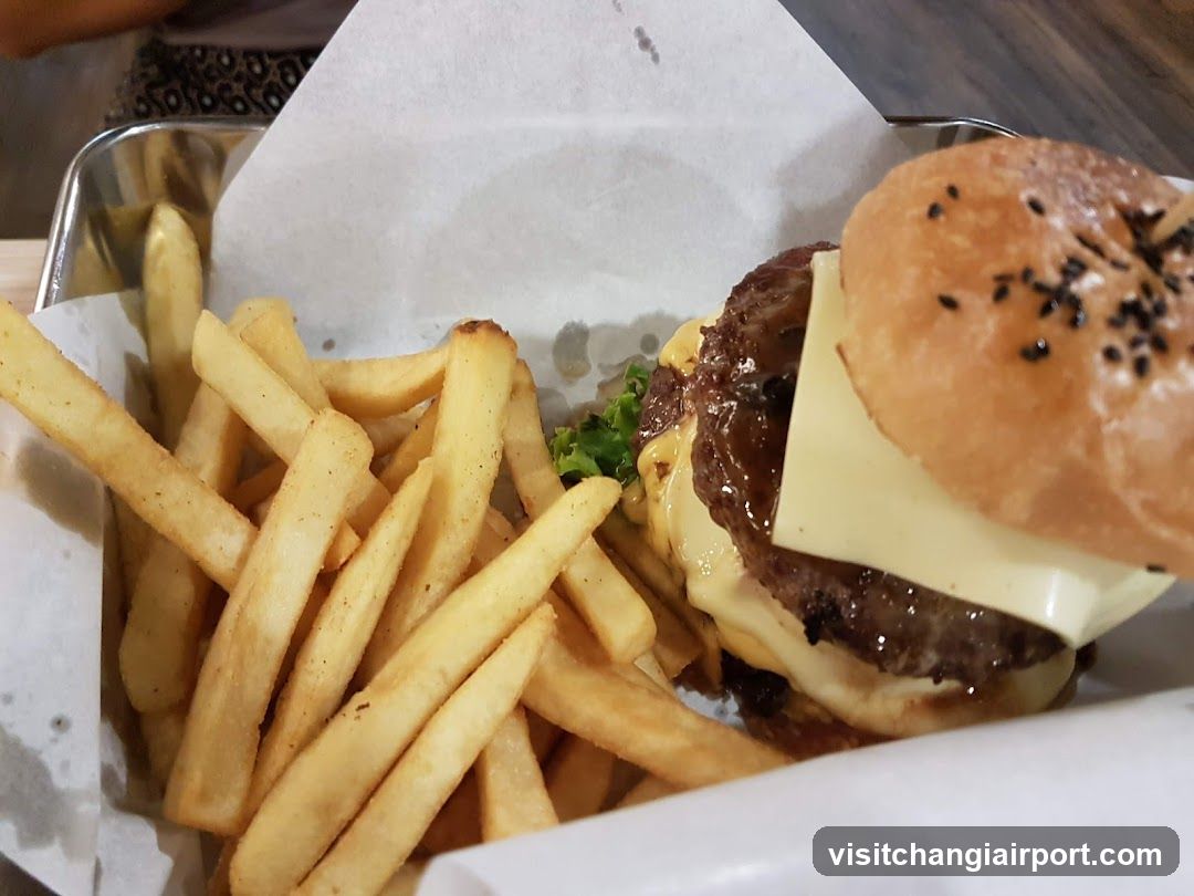 Burger and Fries