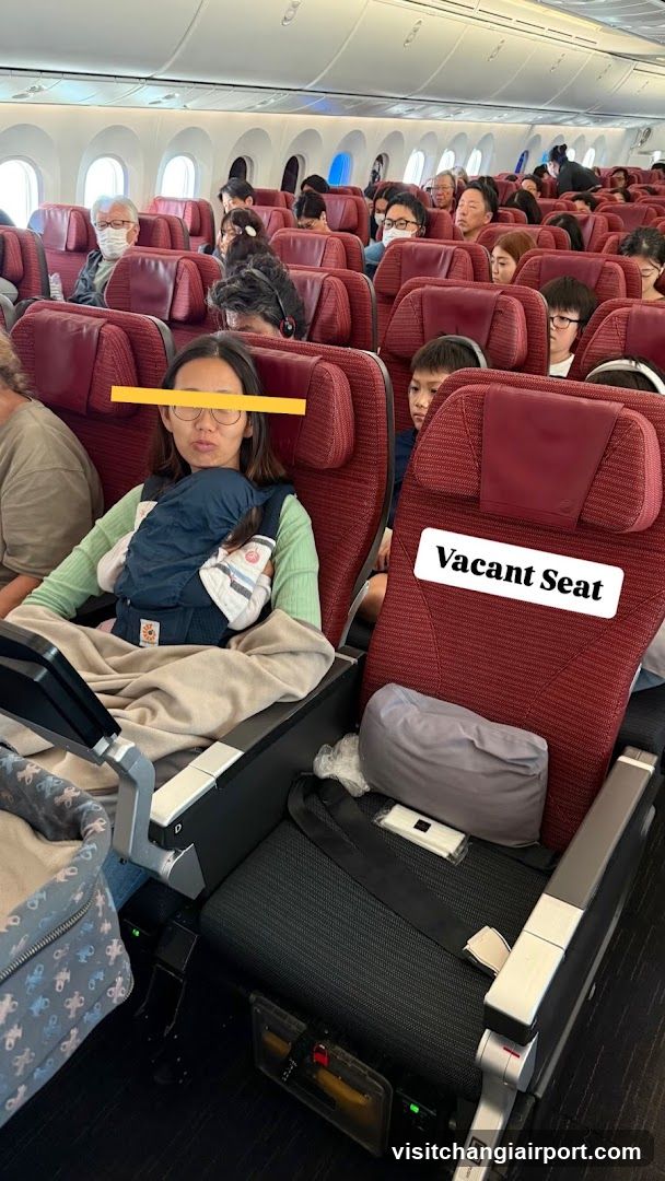Passengers on a flight