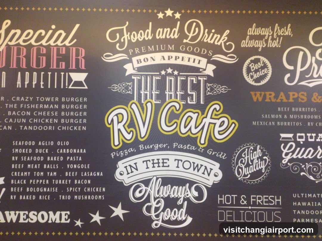 RV Cafe Menu Board