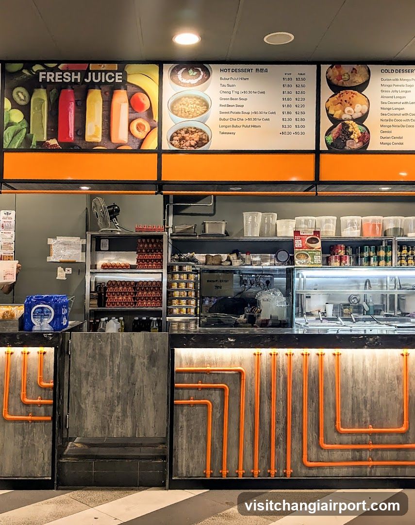 Food Stall Interior View