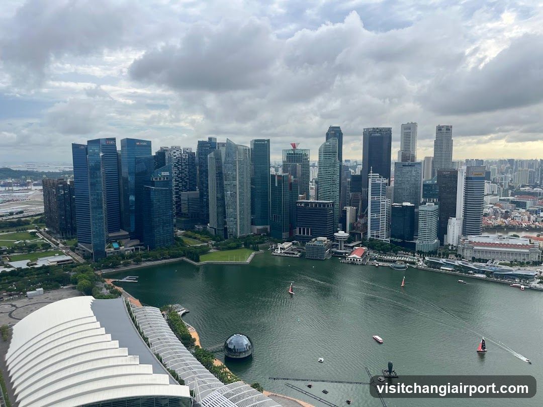 Singapore Marina Bay Skyline View