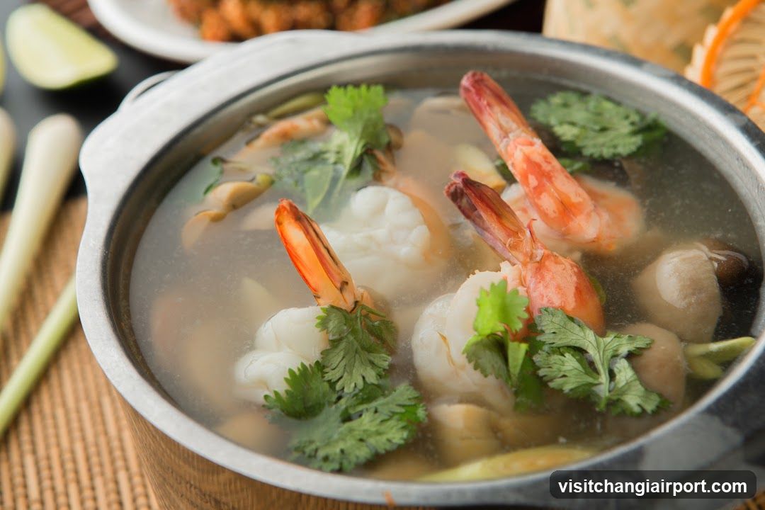 Shrimp Soup with Cilantro