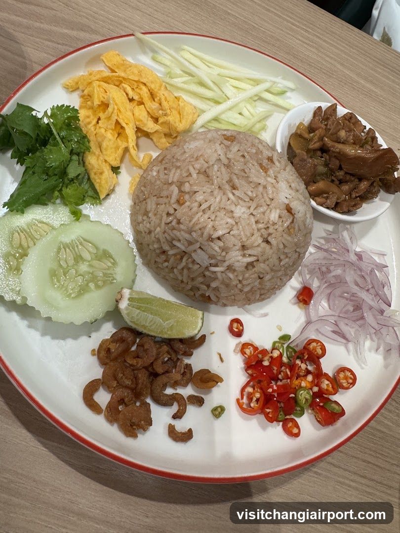 Thai Rice Bowl with Side Dishes
