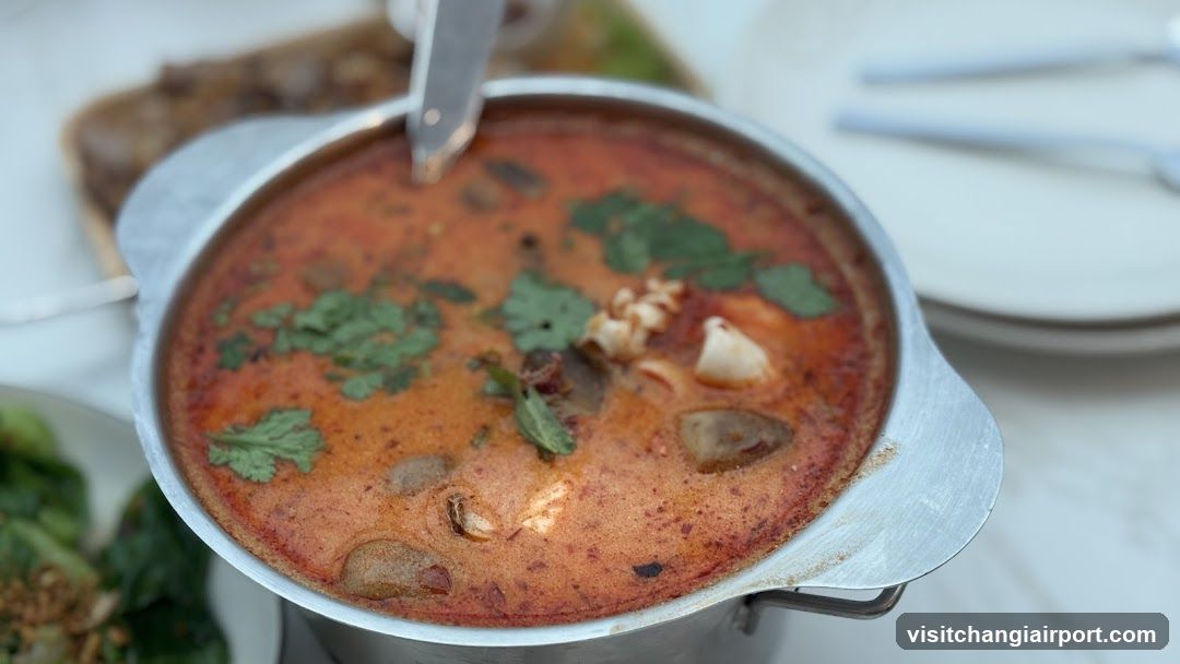 Spicy Soup with Herbs and Nuts