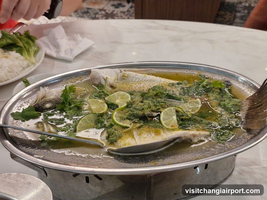 Fish Dish with Lime and Herbs