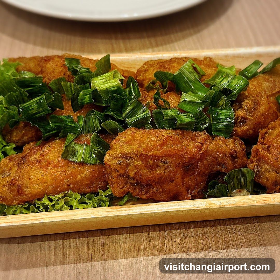 Fried Chicken with Green Onions