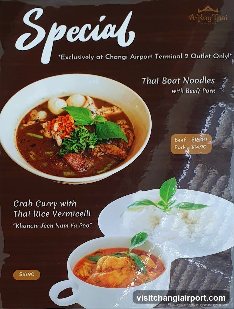 A-Roy Thai Special Menu