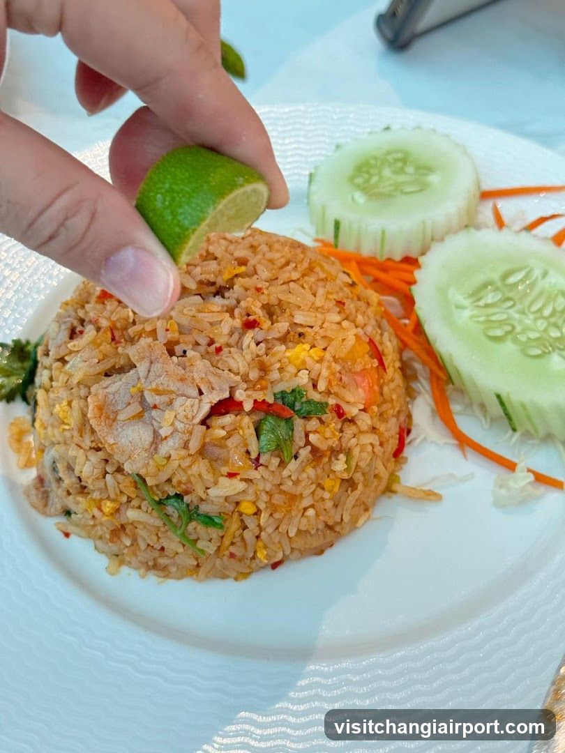 Fried Rice with Lime Squeeze