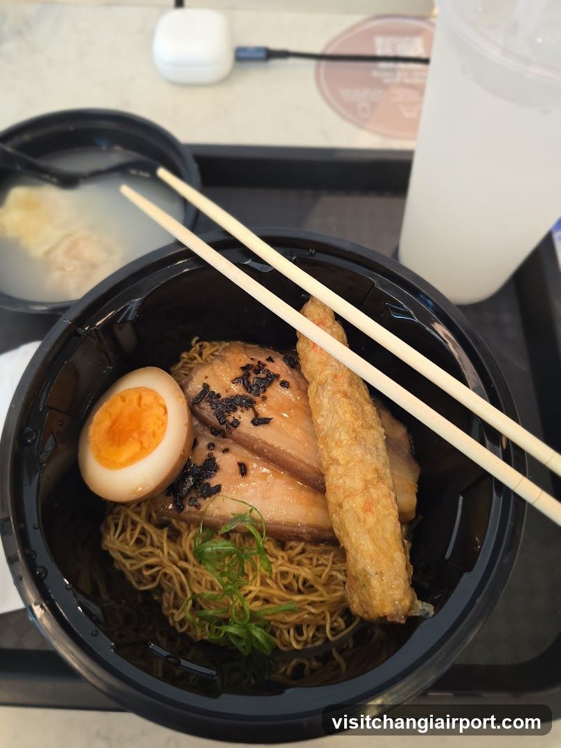 Ramen Bowl with Chopsticks
