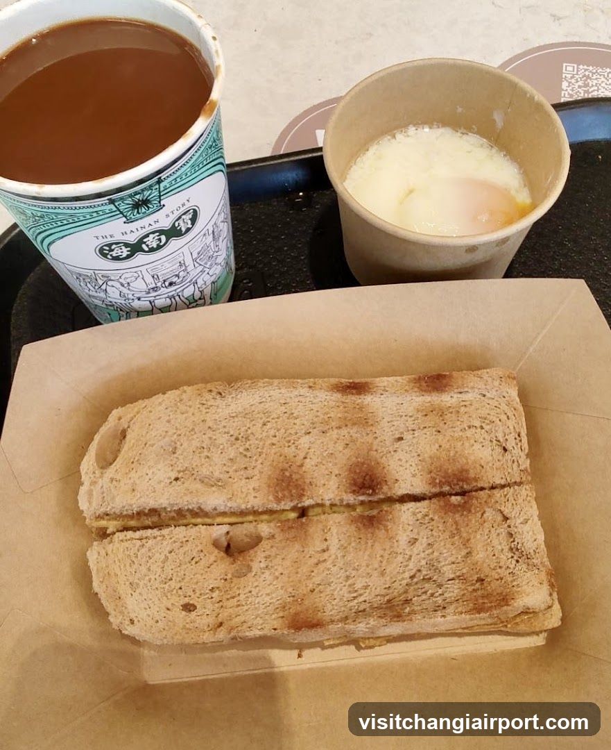 Breakfast Meal with Toast and Coffee
