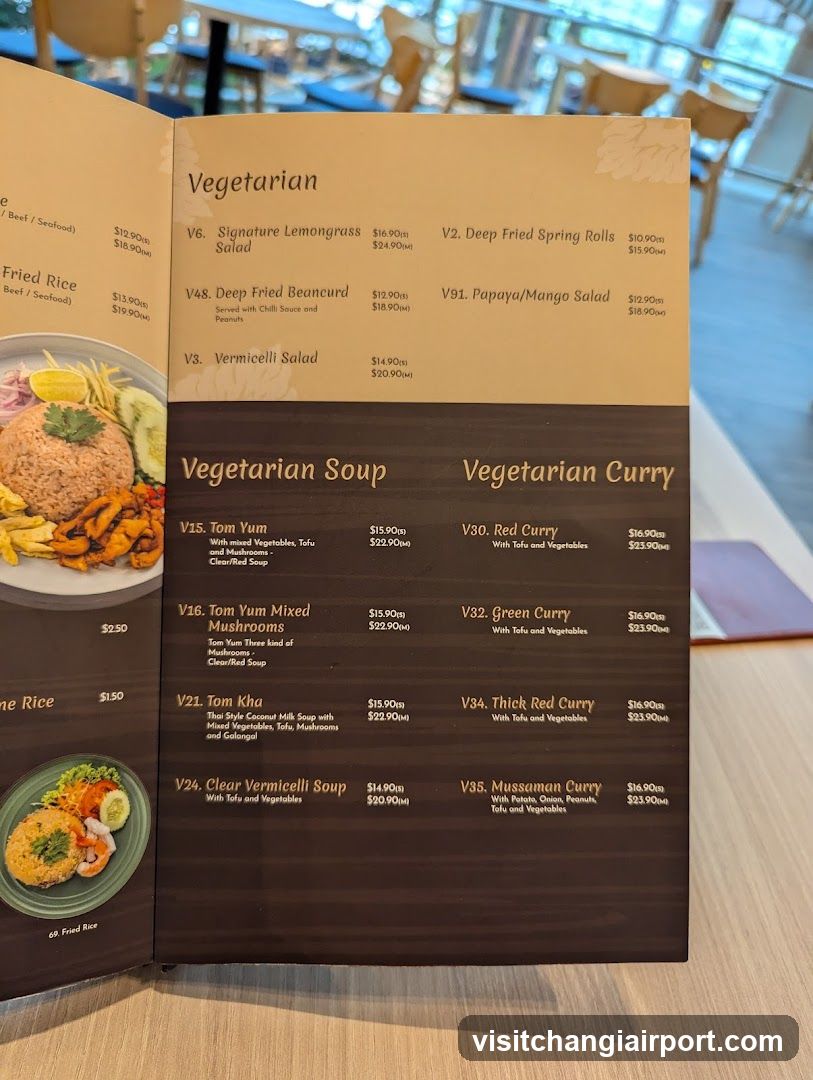 Vegetarian Menu