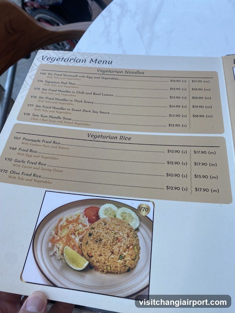 Vegetarian Menu