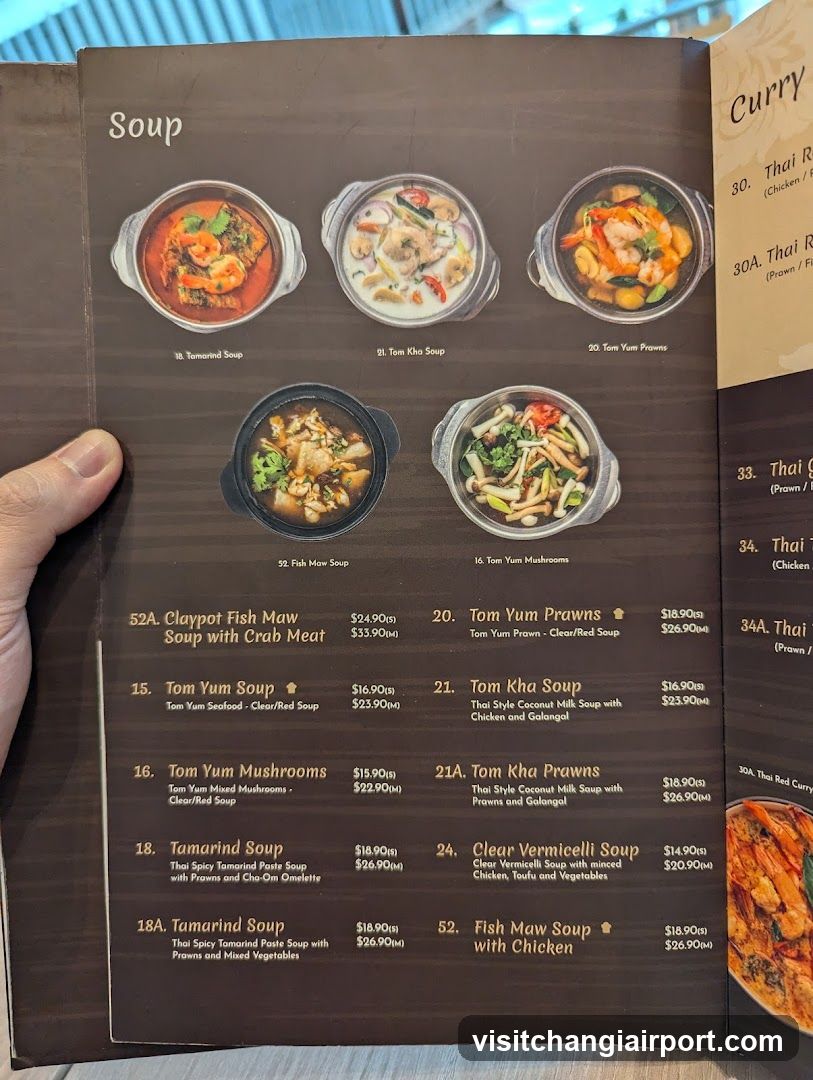 Soup Menu Page