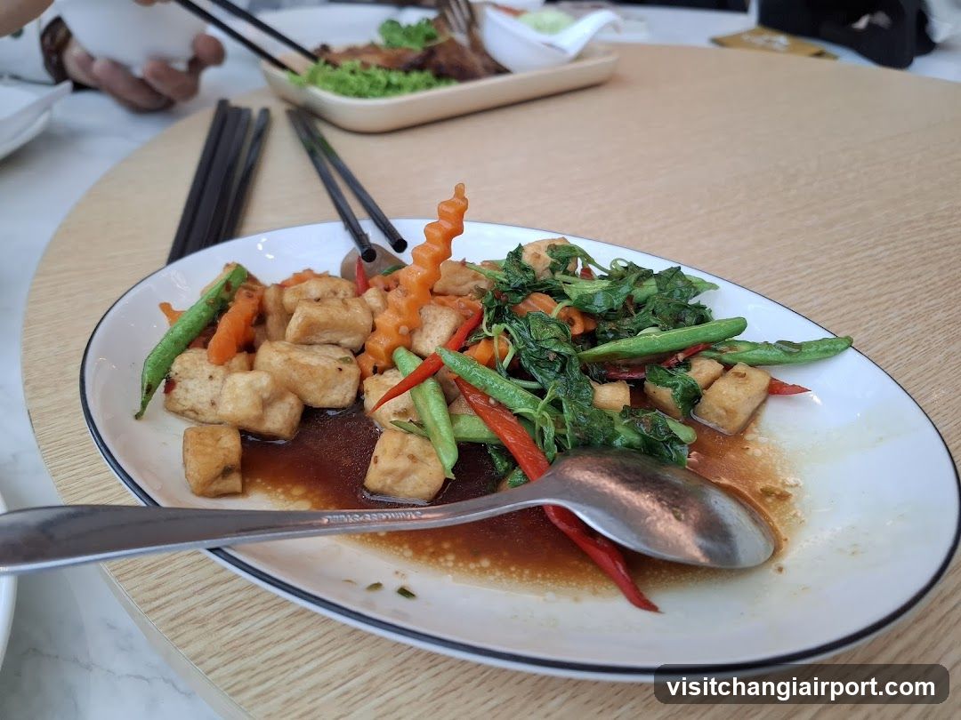 Stir-fried Tofu with Vegetables