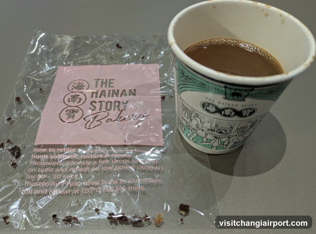 Bun bag and coffee cup
