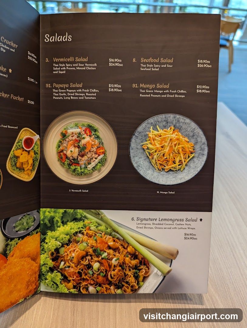 Salads Menu Page