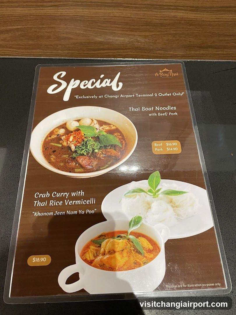 A-Roy Thai Special Menu