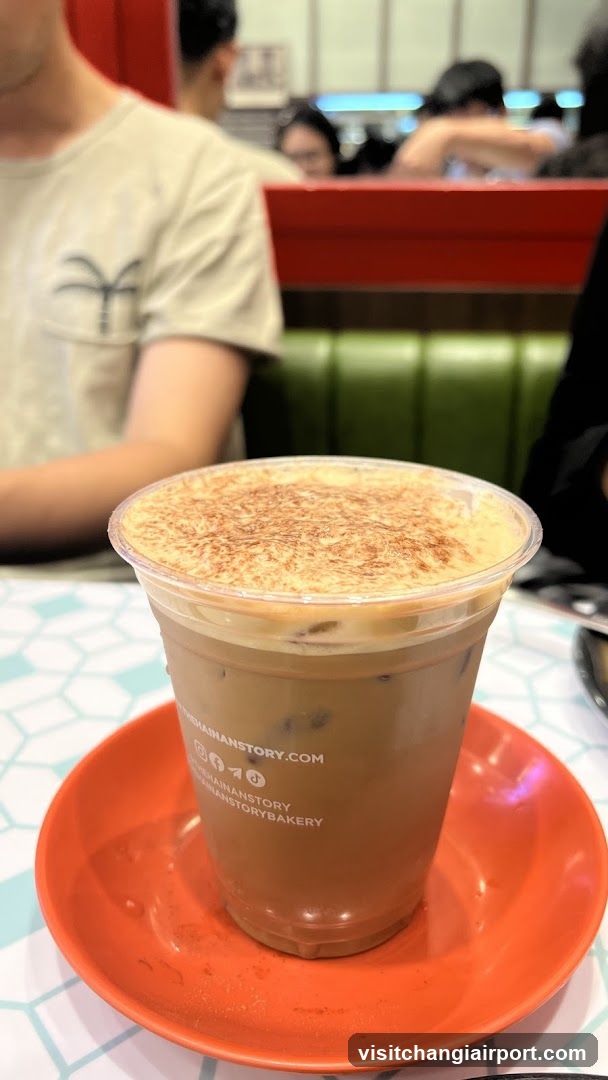Iced Coffee Drink in Restaurant